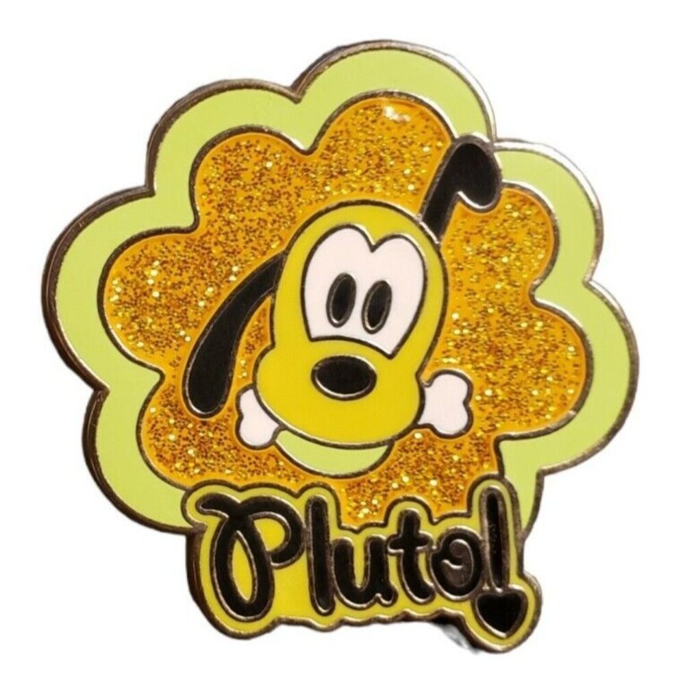 Disney Pin 54732 WDW Cute Characters Mystery Pluto Dog Bone Sparkle LE 800